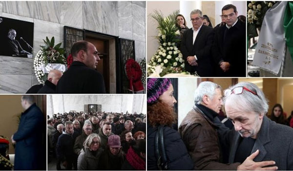 Το τελευταίο χειροκρότημα στον σπουδαίο Θάνο Μικρούτσικο - Η σορός του θα αποτεφρωθεί στη Ριτσώνα