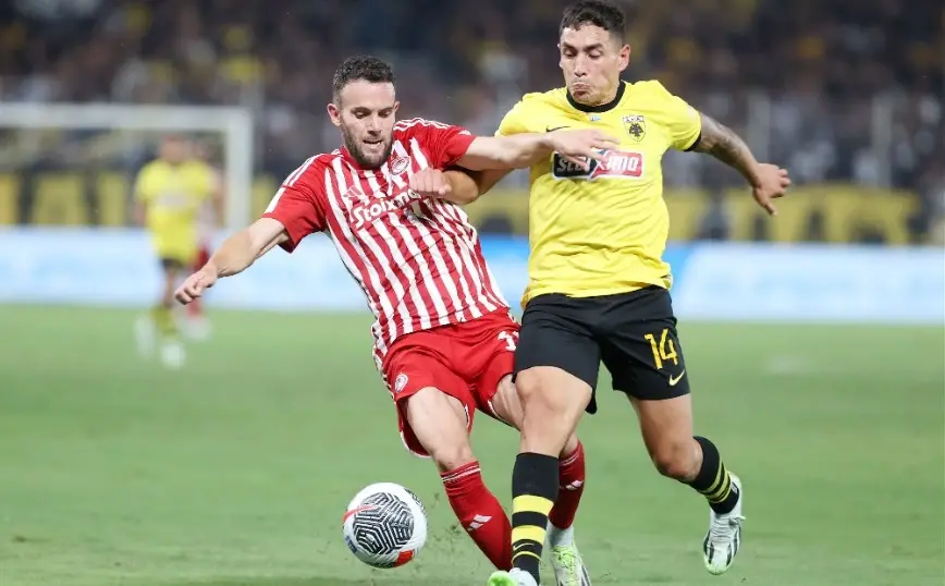 ΑΕΚ – Ολυμπιακός 1-1: Παρέμεινε στην κορυφή με Ελ Κααμπί
