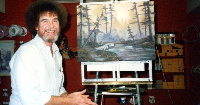 Ευκαιρία! Ο πρώτος τηλεοπτικός πίνακας του Bob Ross πωλείται για 10 εκατομμύρια δολάρια