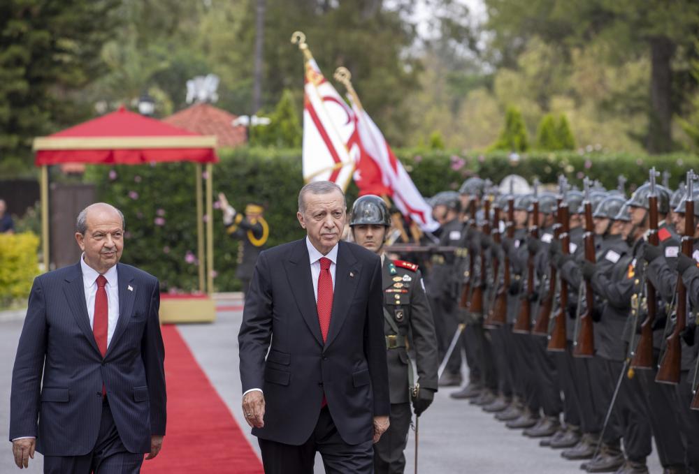 Ερντογάν από Κατεχόμενα: Αν η Ελλάδα δεν θέλει ειρήνη στο Αιγαίο θα εφαρμόσουμε ένα διαφορετικό σχέδιο