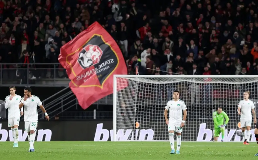 Ρεν – Παναθηναϊκός 3-1: Έχασε με παίκτη παραπάνω και έπεσε στην 3η θέση