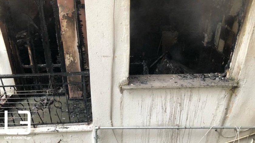 Φωτιά σε διαμέρισμα στη Θεσσαλονίκη - Κάηκε ολοσχερώς