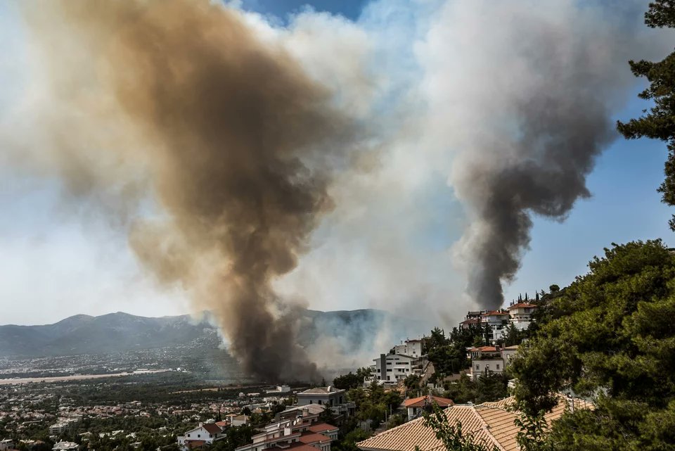 Βαρυμπόμπη: Time – lapse βίντεο με την εξέλιξη της πυρκαγιάς - Τα τρία συμπεράσματα - Vimarsana News