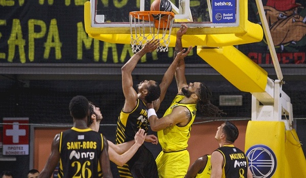 Νίκη για την ΑΕΚ στο Αλεξάνδρειο με 81 - 77 τον Άρη