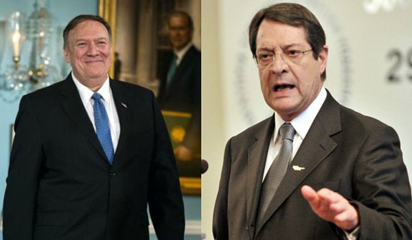 Αναστασιάδης: Θωρακιζόμαστε αμυντικά - Πομπέο: Στενή η συνεργασία των ΗΠΑ για τα κοιτάσματα