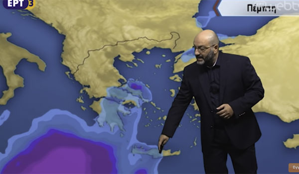 Η τελευταία ενημέρωση του Σάκη Αρναούτογλου για τον Μεσογειακό Κυκλώνα