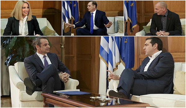 Επαφές Μητσοτάκη με πολιτικούς αρχηγούς: Οι διαφωνίες τα «καρφιά» και οι ιδιαίτεροι διάλογοι