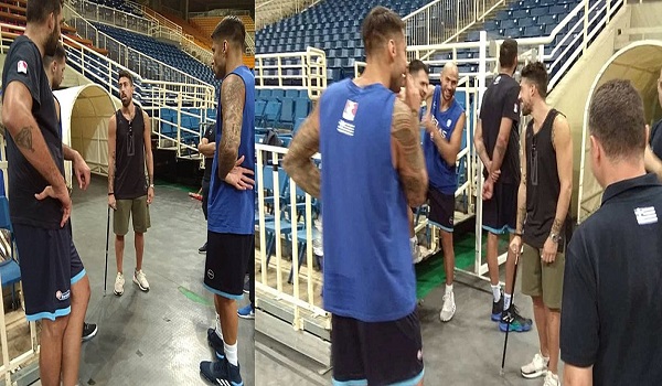 Συγκίνησε ο Αθηναίου, πήγε ΟΑΚΑ για την αναχώρηση της Εθνικής