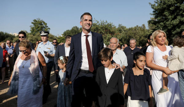Κώστας Μπακογιάννης: Ορκίστηκε δήμαρχος στην Ακαδημία Πλάτωνος