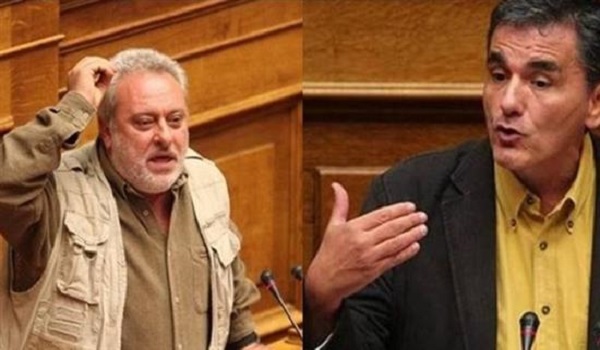 Βουλή: Άγρια κόντρα Ψαριανού - Τσακαλώτου: Οι γερμανοτσολιάδες, η μαγκιά και το. φινιστρίνι