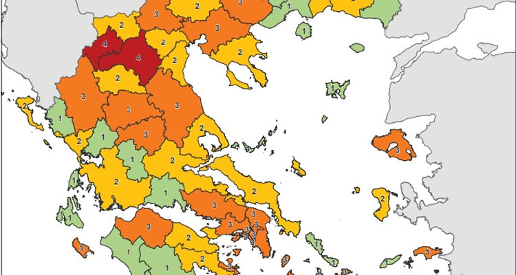 Οι περιοχές που θα ισχύσουν τα νέα μέτρα προστασίας από τον κορονοϊό
