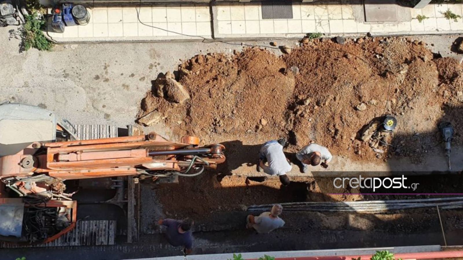 Κρήτη: Έκοψαν κατά λάθος καλώδιο υψηλής τάσης - Οι εκρήξεις, η φωτιά και η διακοπή ρεύματος