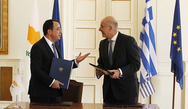 Δένδιας- Χριστοδουλίδης: Η Τουρκική συμπεριφορά την οδηγεί στην απομόνωση