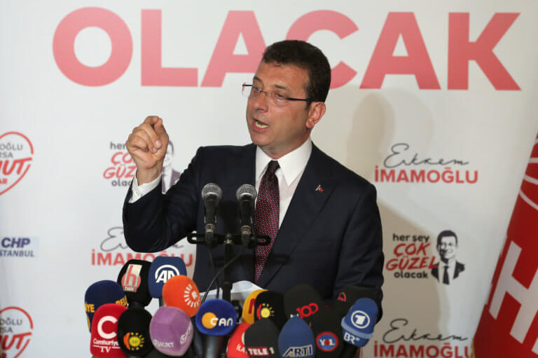 Ιμάμογλου: Ευχαριστώ στους Έλληνες και αυστηρό μήνυμα στον Ερντογάν