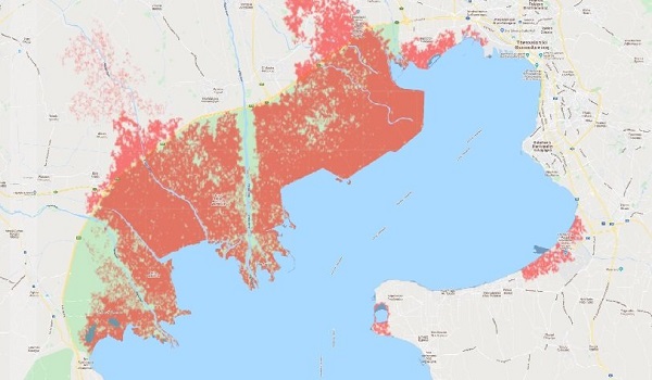 Έρευνα δείχνει ότι μεγάλο μέρος της Θεσσαλονίκης θα βουλιάξει