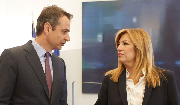Η μυστική συνομιλία Μητσοτάκη - Γεννηματά για την εκλογή του ΠτΔ