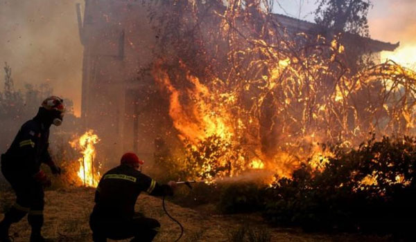 Προσαγωγή υπόπτου για την πυρκαγιά στη βόρεια Εύβοια