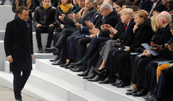 Μήνυμα Μακρόν σε Τραμπ και Πούτιν για τον κίνδυνο του εθνικισμού