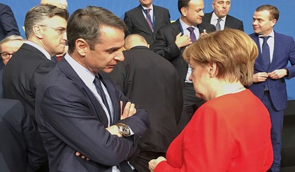 Συνάντηση Μακρόν, Μέρκελ, Κόντε, Σάντσες και Μητσοτάκη - Πριν την ολομέλεια της Συνόδου