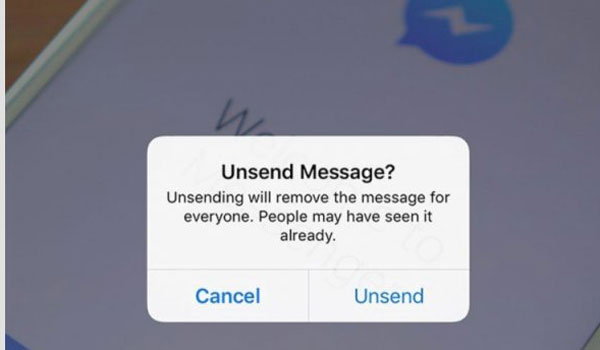 Στείλατε μήνυμα στο messenger και το μετανιώσατε; Μπορείτε να το πάρετε πίσω!