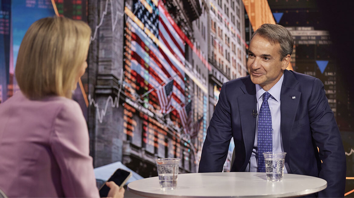 Μητσοτάκης στο Bloomberg: Απαράδεκτη η αμφισβήτηση κυριαρχίας από την Τουρκία – Θα απαντήσω στον Ερντογάν