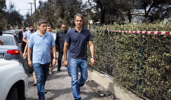 Στο Μάτι θα πάει την Παρασκευή το πρωί ο Κυριάκος Μητσοτάκης