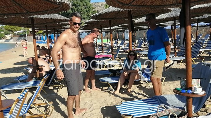 Ο Κυριάκος Μητσοτάκης επέστρεψε στα Χανιά