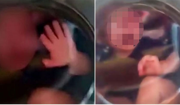 Μπέιμπι σίτερ έβαλε αγοράκι σε πλυντήριο ρούχων. Σάλος από το βίντεο