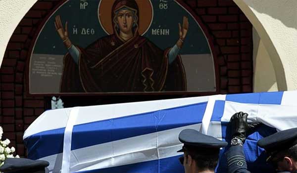 Η Ελλάδα αποχαιρέτησε τον ήρωα σμηναγό. Βίντεο