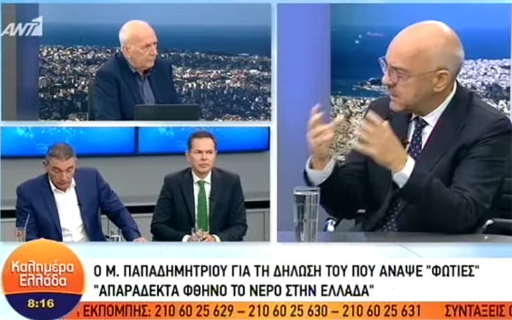 Οι εξηγήσεις του Μπάμπη Παπαδημητρίου για το «απαράδεκτα φθηνό νερό»