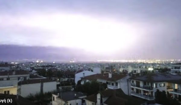Τimelapse: Συγκλονιστικό βίντεο από την εξέλιξη της φονική κακοκαιρίας στην Χαλκιδική