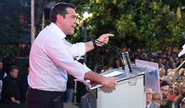 Live η ομιλία του Αλέξη Τσίπρα στη Λάρισα