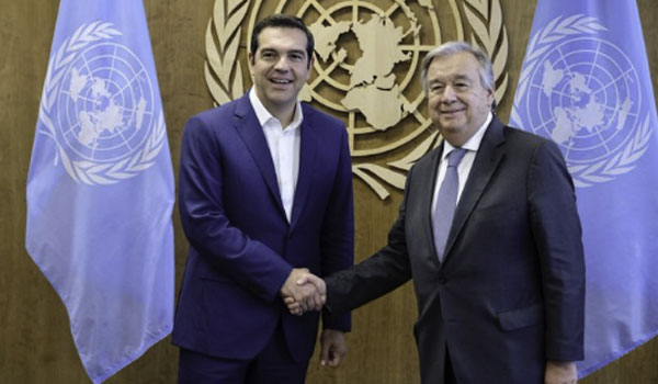 Ο γγ του ΟΗΕ συνεχάρη την Ελλάδα για την αντιμετώπιση της προσφυγικής κρίσης