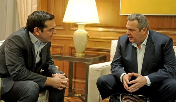 Έκτακτο: Αύριο Κυριακή στις 10:30 και όχι τη Δευτέρα η συνάντηση Τσίπρα - Καμμένου