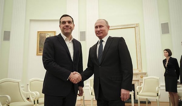 Πούτιν: Σας υποδέχομαι με ευχαρίστηση ξανά - Τσίπρας: Αναγκαία η σχέση των δύο χωρών