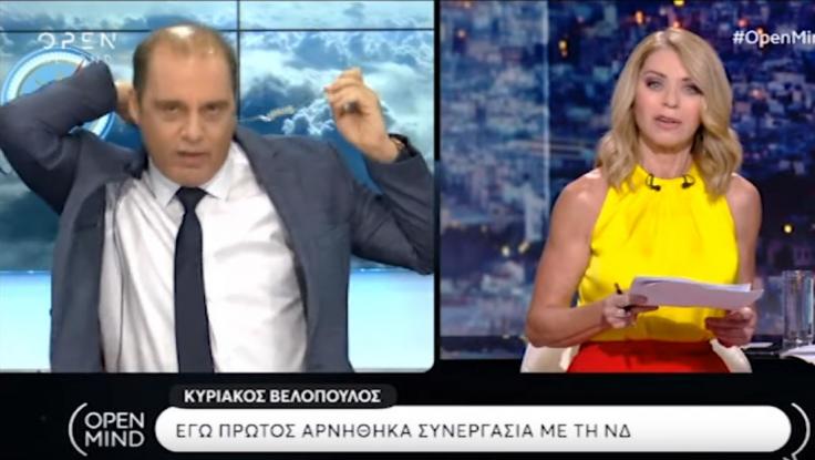 Άγρια κόντρα Βελόπουλου - Στάη στον αέρα: Αποχώρησε από την εκπομπή