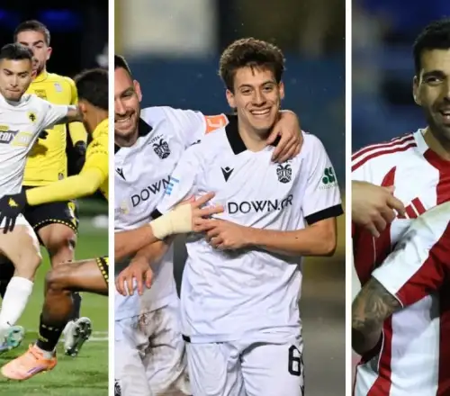 Super League: «Φωτιά» στην κορυφή – Ξανά πρώτος ο Ολυμπιακός, «γκέλα» για ΑΕΚ και άνετος Παναθηναϊκός