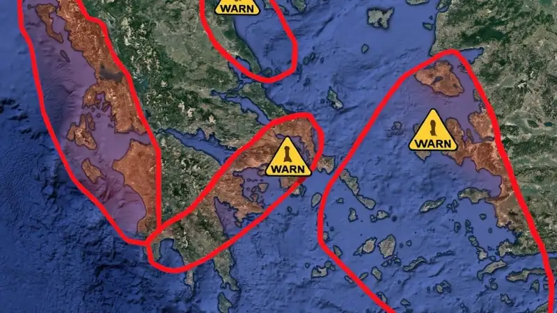 Ισχυρή τετραήμερη κακοκαιρία χτυπά τη χώρα – Σφοδρές καταιγίδες και χαλάζι στην Αττική, υψηλός κίνδυνος πλημμυρών