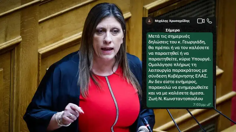 Πολιτική «θύελλα» για το SMS Κωνσταντοπούλου στον Χρυσοχοΐδη: Παρέμβαση της ΕΛ.ΑΣ. για τις καταγγελίες