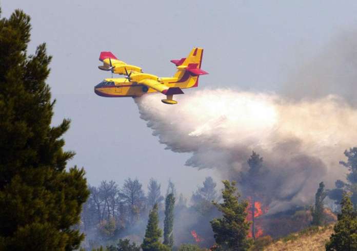 Φωτιά στην Αγορά Θεσπρωτίας – Επιχειρούν και εναέρια μέσα