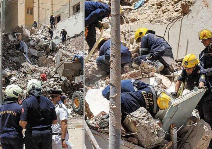 Αίγυπτος: Κατέρρευσε κτήριο 13 ορόφων - Φόβοι για πολλούς εγκλωβισμένους