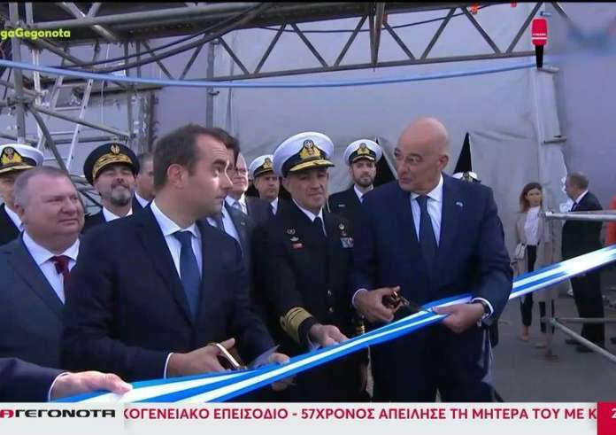 Καθελκύστηκε η πρώτη φρεγάτα Belharra στη Γαλλία - Παρών ο Δένδιας