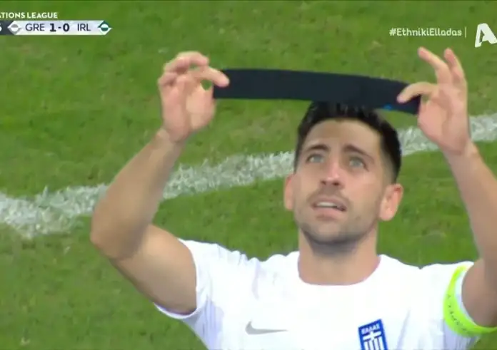 Ελλάδα – Ιρλανδία: Ο Μπακασέτας άνοιξε το σκορ και αφιέρωσε το γκολ στον Μπάλντοκ