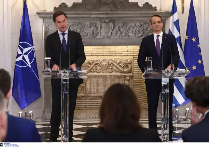 Μητσοτάκης: «Γέφυρες συνεργασίας με προσήλωση στην τήρηση του Διεθνούς Δικαίου και των διεθνών συνθηκών» – Ρούτε: Ισχυρός σύμμαχος η Ελλάδα