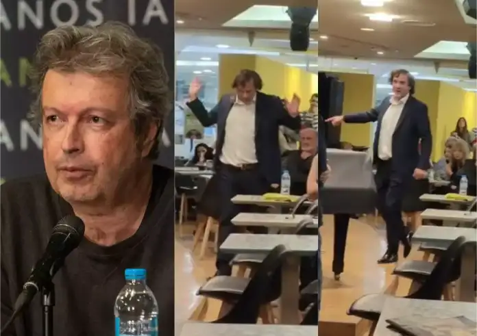 Πέτρος Τατσόπουλος: Στιγμές έντασης στην παρουσίαση βιβλίου του με τον Ανδρέα Καραγιάννη