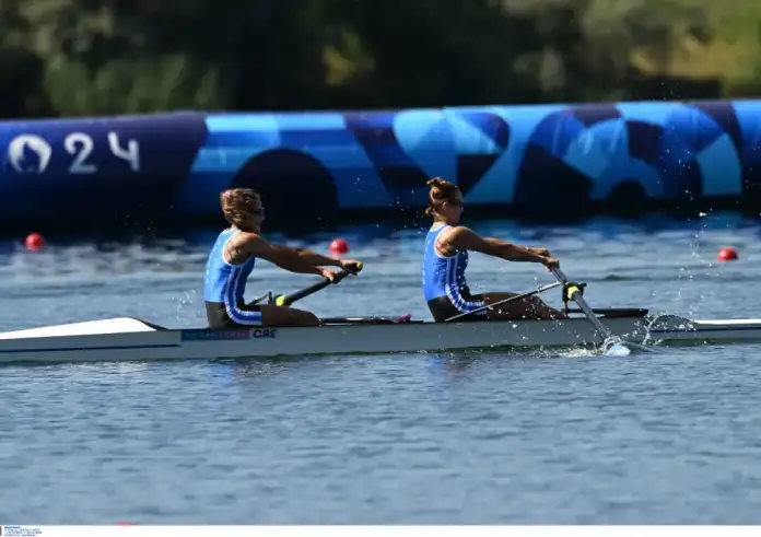 Ολυμπιακοί Αγώνες 2024: Φίτσιου και Κοντού προκρίθηκαν στον τελικό του διπλού σκιφ ελαφρών βαρών