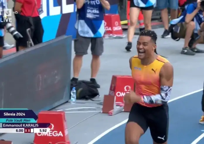 Μυθικός, το έκανε ο τρελός: Ενθουσιασμός για τον Εμμανουήλ Καραλή που πέταξε στα 6 μέτρα