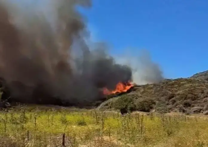Μονεμβασιά: Μεγάλη φωτιά στον Άγιο Στέφανο – Οι πρώτες εικόνες