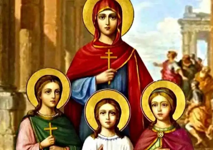 17 Σεπτεμβρίου: Η Εκκλησία τιμά την Αγία Σοφία και τις τρεις θυγατέρες της – Πίστη, Ελπίδα και Αγάπη