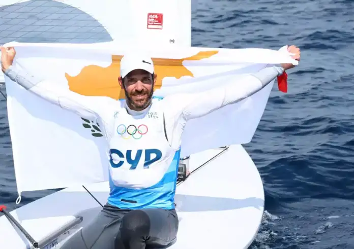 Ολυμπιακοί Αγώνες - Πρώτο μετάλλιο για την Κύπρο: Ο Παύλος Κοντίδης κατέκτησε το ασημένιο μετάλλιο στα ILCA 7